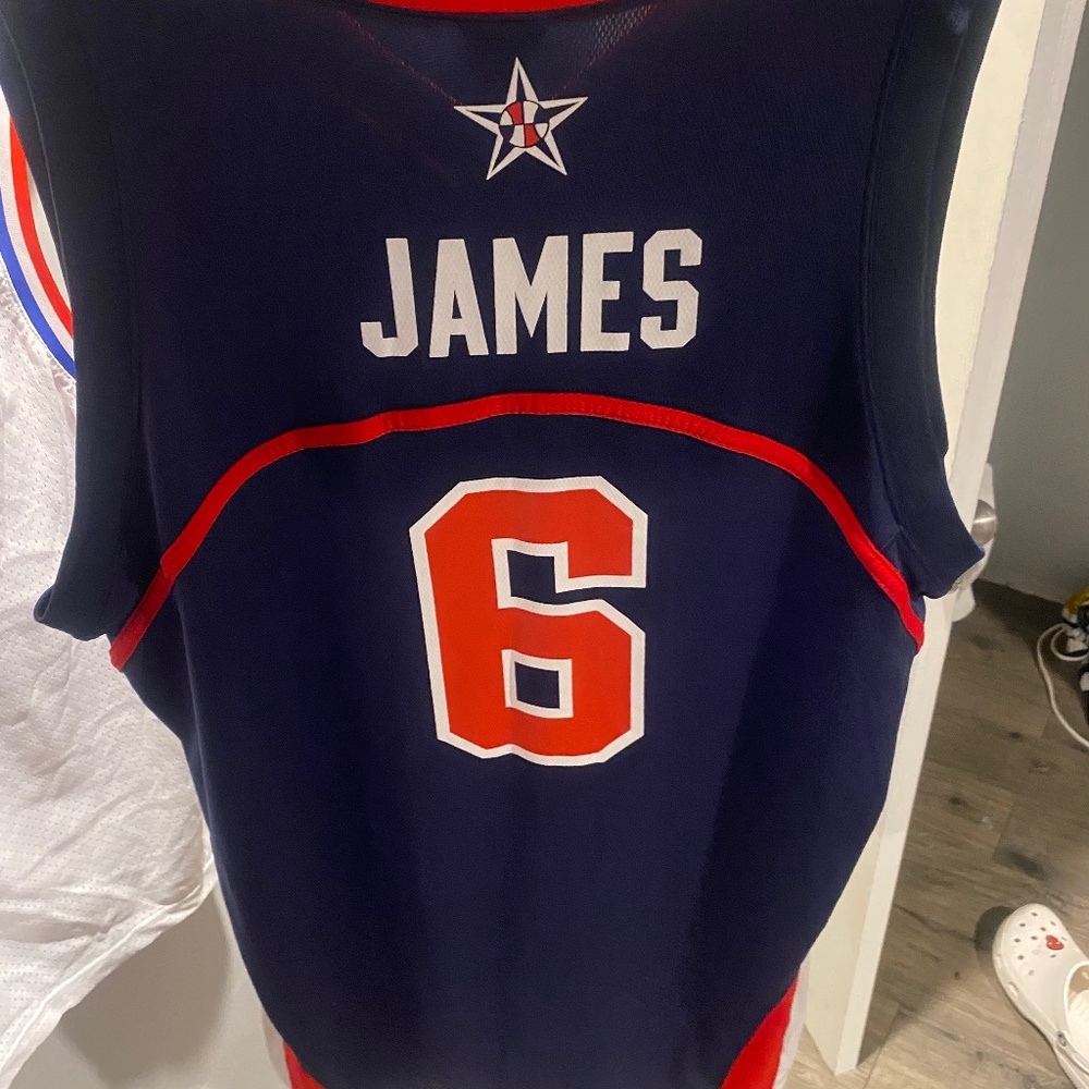 LeBron James USA olympic NBA jersey